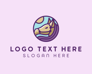 Horse Race - Wildlife Horse Pony logo design