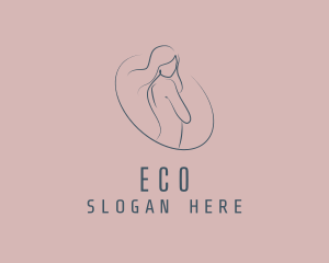 Minimalist Female Body Logo