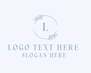 Floral Leaf Decoration Logo