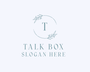 Floral Leaf Decoration Logo