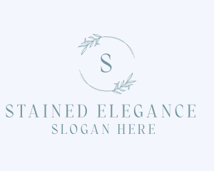 Floral Leaf Decoration logo design