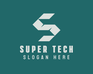 Professional Tech Letter S  logo design