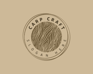 Woodworks Crafting Company logo design