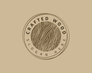 Woodworks Crafting Company logo design