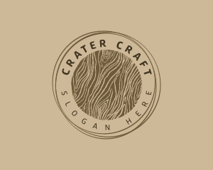 Woodworks Crafting Company logo design