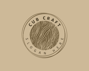 Woodworks Crafting Company logo design