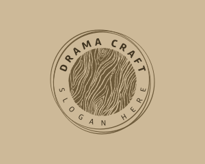 Woodworks Crafting Company logo design