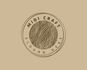 Woodworks Crafting Company logo design