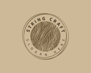 Woodworks Crafting Company logo design