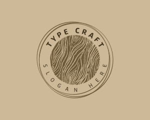 Woodworks Crafting Company logo design