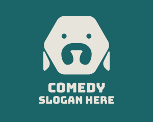 Pet Food - Minimalist Hexagon Dog logo design