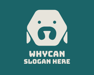 Pet - Minimalist Hexagon Dog logo design