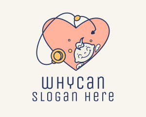 Medical Heart Pediatrician  Logo