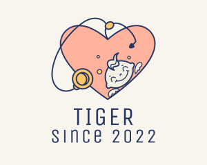 Physician - Medical Heart Pediatrician logo design