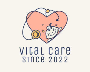 Medical Heart Pediatrician  logo design