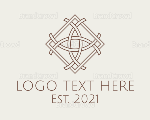 Intricate Woven Textile Logo