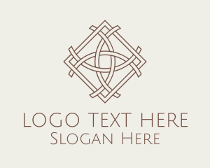 Intricate Woven Textile Logo