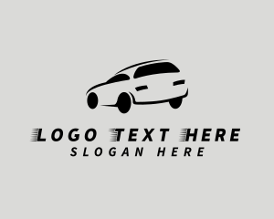 Drive - Car Transport Sedan logo design
