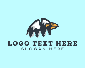 Animal - Eagle Mountain Forest logo design