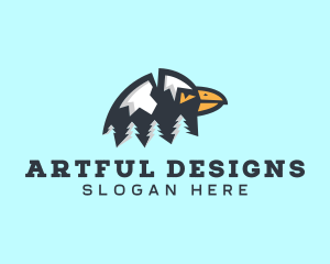 Eagle Mountain Forest logo design