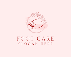 Pedicure Foot Spa logo design