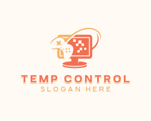 Computer Console Gadget logo design