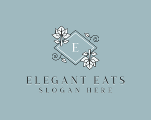 Event Flower Arrangement logo design