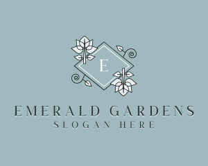 Event Flower Arrangement logo design