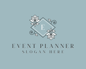 Boutique - Event Flower Arrangement logo design