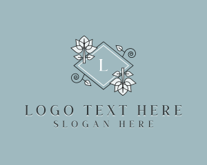 Beauty - Event Flower Arrangement logo design