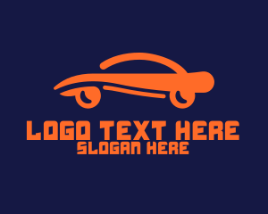 Futuristic - Modern Car Swoosh logo design