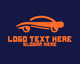 Car - Modern Car Swoosh logo design