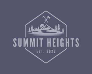 Climbing - Mountain Climbing Adventure logo design