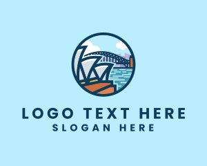 Theater - Opera House Harbour Landmark logo design