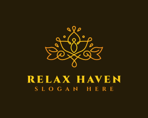 Relaxing Yoga Zen logo design