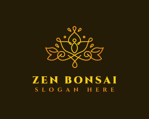 Relaxing Yoga Zen logo design