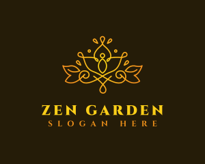 Relaxing Yoga Zen logo design