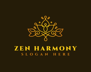 Relaxing Yoga Zen logo design