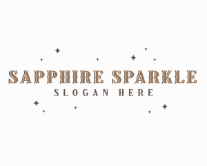 Dainty Star Sparkle logo design