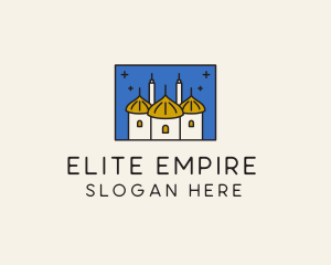 Middle Eastern Temple Towers  logo design