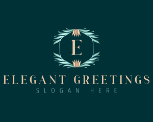 Lotus Floral Leaves logo design