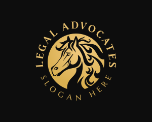 Horse Financing Advisory logo design