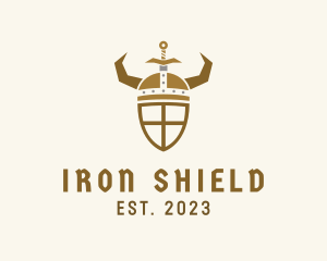 Armor - Viking Armor Sword logo design