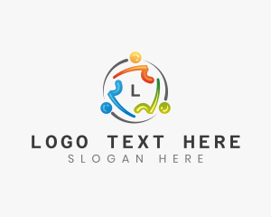 People - People Community  Support logo design