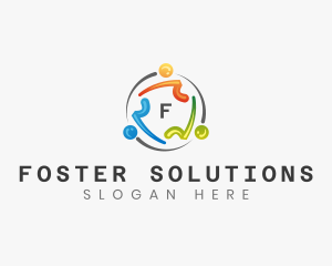 People Community  Support logo design