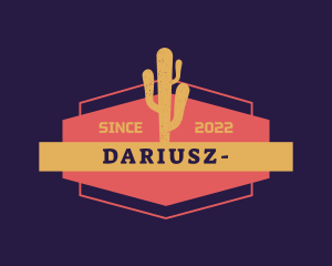 Desert Cactus Succulent Logo