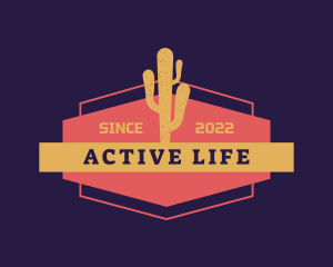 Countryside - Desert Cactus Succulent logo design