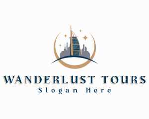 Building Tower Architecture Landmark logo design