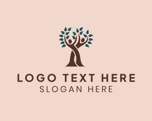 Leaf - Human Tree Community logo design