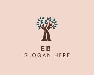 Yoga - Human Tree Community logo design